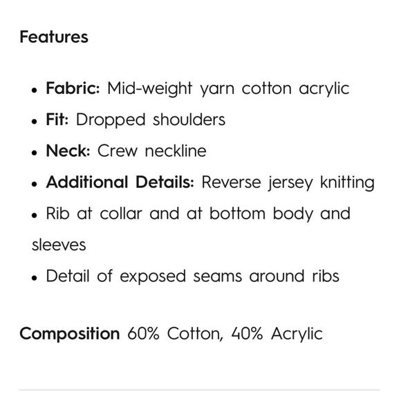 ROXY WOMEN’S SWEATER LOFT MUSIC SIZE SMALL CREW NECK NWT - Picture 6 of 11